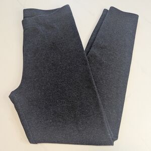 Ann Taylor LOFT Womens Size Medium Black/Gray Pull-on Stretch Fabric Leggings